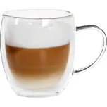 SKLENICE S UCHEM 400ML LATTE MACCHIATO, DVOJITÉ BOROSILIKÁTOVÉ SKLO -003