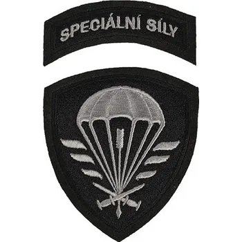 Módní doplněk NAVYS Nášivka SPECIÁLNÍ SÍLY - ČERNÁ