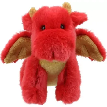 plyšák Dráček červený - malé plyšové zvířátko (Dragon (Red) – Wilberry Minis - 16 cm)