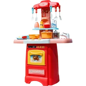 Dětská kuchyňka Aga4Kids MR6087 červená/oranžová/béžová