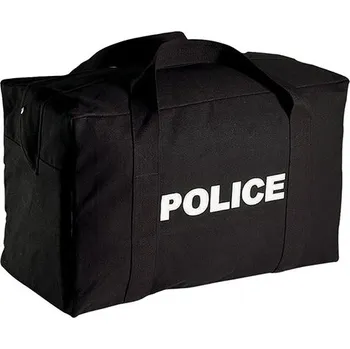 ROTHCO Taška velká s nápisem POLICE ČERNÁ