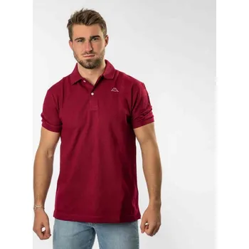 Pánské tričko Robe di Kappa AARAU polo sv.vínová 2XL