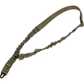Příslušenství pro sportovní střelbu ROTHCO Popruh zbraňový BUNGEE jedno/dvoubodový ZELENÝ