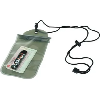 turistický batoh MIL-TEC Pouzdro vodotěsné na krk 140x230 mm ZELENÉ