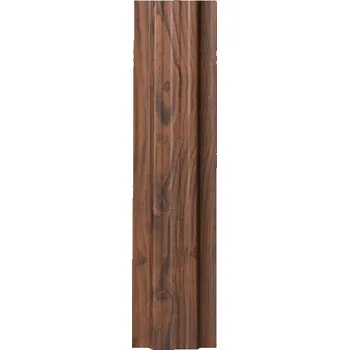 Covernit Plechová plotovka Sicuro rovná ořech 80 x 11,5 x 1,8 cm