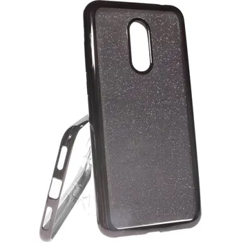 Pouzdro na mobilní telefon Pouzdro Glitter Case Elektro Xiaomi Redmi 5 Plus Černé