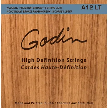 Struna pro kytaru a smyčcový nástroj GODIN A12 LT Acoustic High Definition Strings