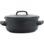 BELIS Smaltovaný rendlík s poklicí ø 16 cm - 1.25 l - BSE