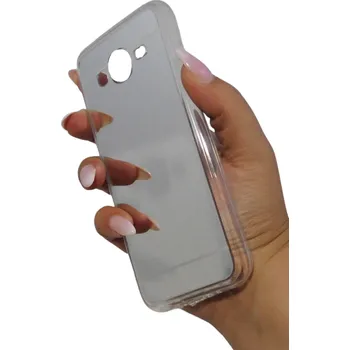 Pouzdro na mobilní telefon BACK CASE "MIRROR" Samsung Galaxy J5 J500 Stříbrné
