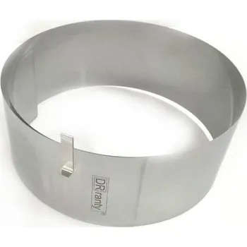 Forma na pečení Nastavitelná forma kruhová 20-28 cm (výška 12cm) BEZ MĚŘÍTKA - DR ranty