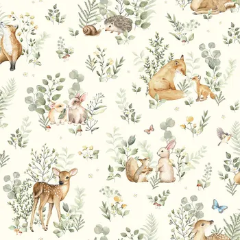 Tapeta ICH Wallcoverings Dětská vliesová tapeta se zvířátky, 972-1, Mika, ICH Wallcoverings, velikost 10,05 x 0,53 m