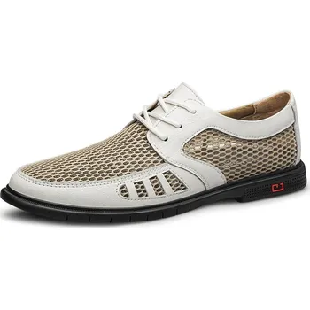 Pánská běžecká obuv Outdoorové tenisky MIX578 Barva: Béžová, Velikost: 39