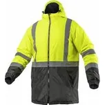 LEDA výstražná parka zateplená žlutá XL