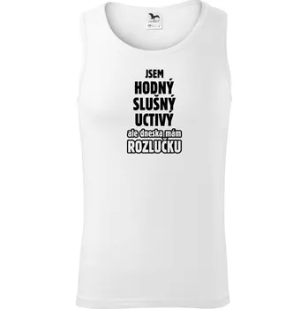 Pánské termoprádlo Jsem hodný, slušný, uctivý, rozlučka - Tílko pánské Core - M ( Bílá )