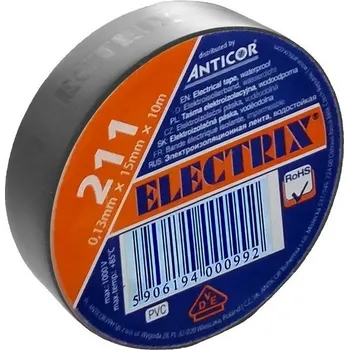 Izolační páska Páska izolační PVC 15 mm x 10 m Stříbrná