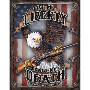 Plechová cedule Plechová cedule Give Me Liberty