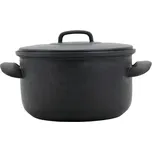 BELIS Smaltovaný hrnec s ETC uvnitř a s poklicí ø 24 cm - 5.5 l - BSE