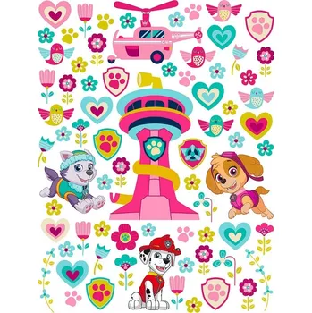 Samolepící dekorace Samolepící dekorace Paw Patrol Be Happy, 65 x 85 cm