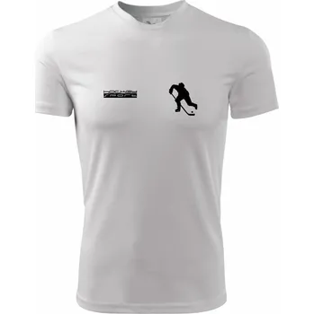 Chlapecké tričko Hockey sport - Dětské triko sportovní (dresovina) - 122 cm/6 let ( Bílá )