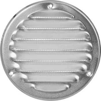 Větrací mřížka Ventishop KVMRa 100 kulatá hliníková mřížka se síťkou proti hmyzu, hliník