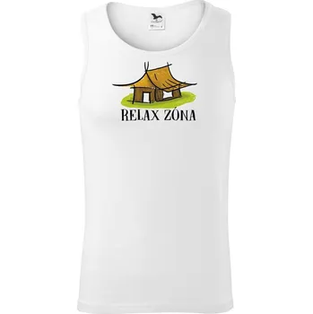 Relax zóna chalupa - Tílko pánské Core - 2XL ( Bílá )