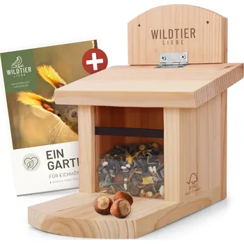 Krmítko pro ptáka REAVET Krmítko pro veverky z přírodního masivního dřeva