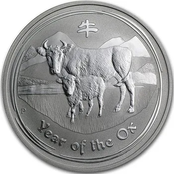 Perth Mint Australian Lunar Series II stříbrná mince 1oz 2009 Year of the Ox