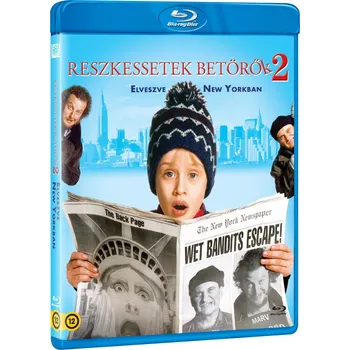 Blu-ray film Sám doma 2: Ztracen v New Yorku - Blu-ray (maďarský obal)