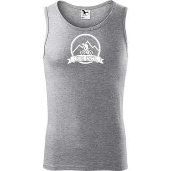 Bike park postava - Tílko pánské Core - XL ( Tmavě šedý melír )