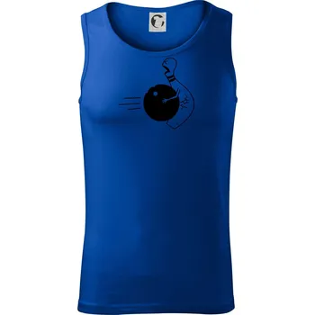 Koule vs kuželka - Tílko pánské Core - 2XL ( Královská modrá )