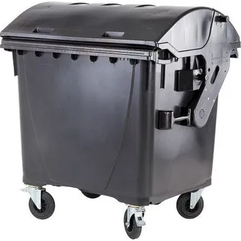 Popelnice Popelnice kontejner 1 100 l černá plastová
