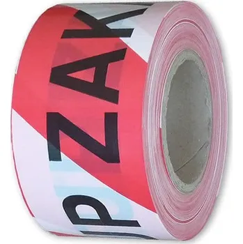 Výstražná páska VYTYČOVACÍ VÝSTRAŽNÁ PÁSKA vstup zakázán, nelepicí 80 mm × 250 m