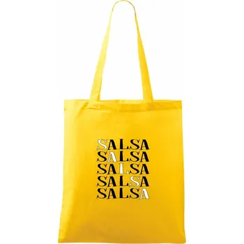 Salsa nápis - Taška bavlněná - 42 x 38 cm ( Žlutá )
