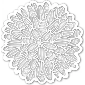 Šablona TCW 12aquot;x12aquot; (30,5x30,5 cm) - Cactus Dahlia