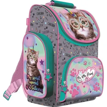Školní batoh Školní batoh/aktovka - MY LITTLE FRIEND - Kočka, Rozměry: 350 x 250 x 150mm(vnitřní roz.)