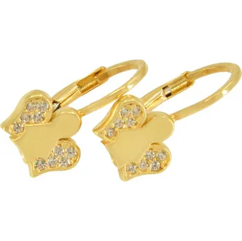 Náušnice 3232 Zlaté dámské náušnice Andílci