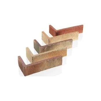 Obklad Ströher Zeitlos 356/7471 erdfeuer, fasádní obklad / roh, červenohnědá, 24 x 11,5 × 7,1 × 1,4 cm