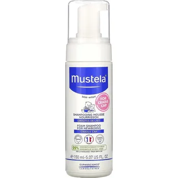 Dětský šampon Mustela Bébé Foam Shampoo for Newborns dětský šampon na mléčné krusty 150 ml
