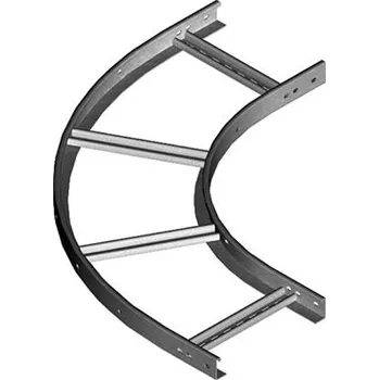 Sifon Ohyb horizontální 90° pro kabelovou lávku HL KLLH45 - HL OHKLLH45