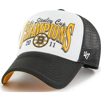 Kšiltovka kšiltovka 47 Brand NHL Boston Bruins Foam Champ '47 Off Trucker - Black one size
