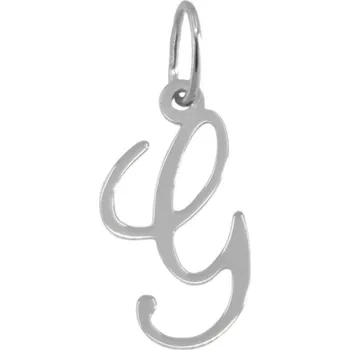 Přívěsek 3757 Zlatý přívěsek z bílého zlata písmeno G 0,25g