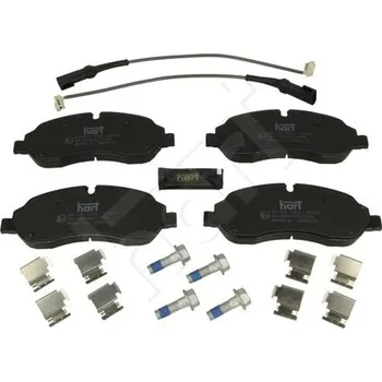 Brzdový systém Sada brzdových destiček, kotoučová brzda HART 260 555