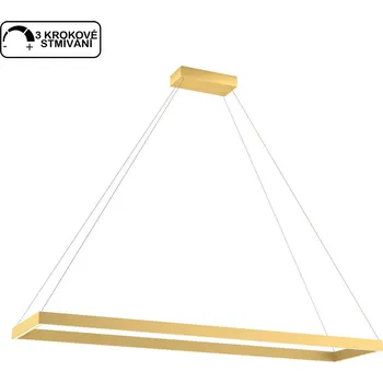 Nástěnné svítidlo Světla a lustry REDO GROUP Závěsné hranaté LED světlo Redo FEBE 01-2925/ LED 50W/barva světla 3000K