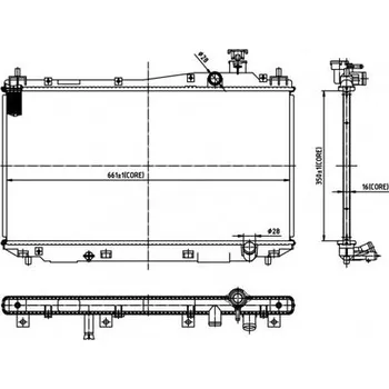 Chladič motoru Chladič, chlazení motoru HART 606 418