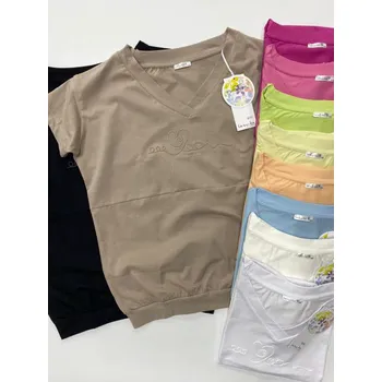 Triko krátký rukáv Latynka 11162 barva: modrá světlá, velikost: S/M