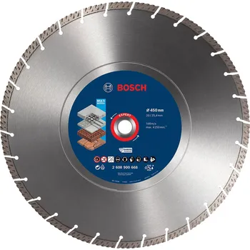 Pilový kotouč BOSCH Diamantový dělicí kotouč EXPERT MultiMaterial 450 × 25,40 × 3,3 × 12 mm 2608900668 free_store_pickup