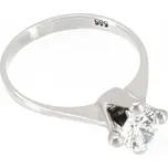 sZlato.cz 3957 Zlatý zásnubní prsten z bílého zlata Velikost obvod (mm): 55, Váha: 2.1 g