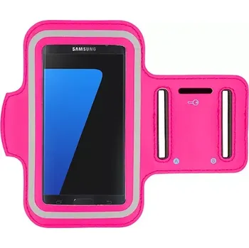 Pouzdro na mobilní telefon Sportovní pouzdro Toptel Armband SLIM Case XL - Růžové