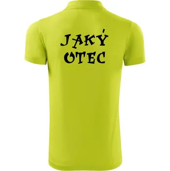 Pánská košile Jaký otec, takový syn - Polokošile Victory sportovní (dresovina) - XL ( Limetková )