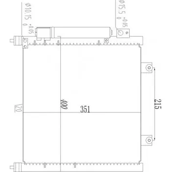 Výparník klimatizace Kondenzátor, klimatizace HART 608 683